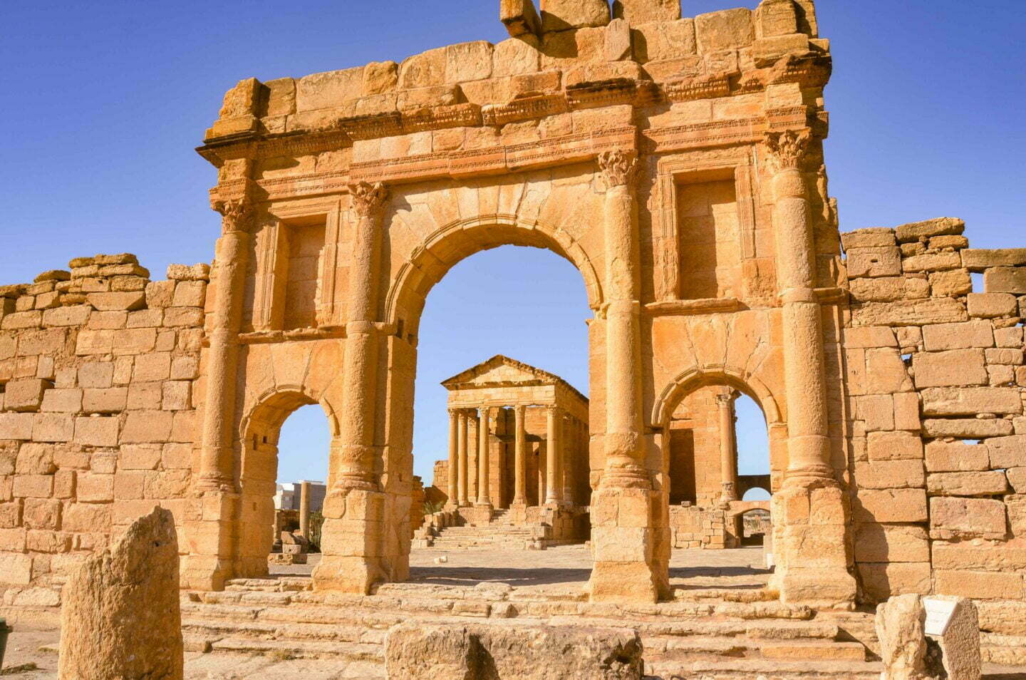 Tunisie - Sbeitla et la ville romaine de Sufetula