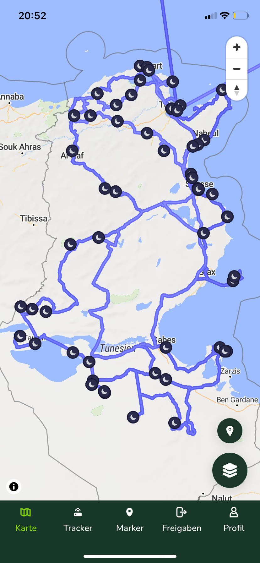 Tunisie - Camping & Autonomie en van - www.trackiwi.com